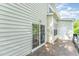 Outdoor space with sliding glass door and patio at 302 Red Elm Dr, Durham, NC 27713