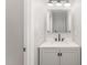 Bathroom featuring a vanity with a mirror and a sink, offering a functional and stylish space at 302 Red Elm Dr, Durham, NC 27713
