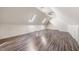 Expansive bonus room features hardwood flooring, natural light, and endless potential for customization at 3035 Tavistock Dr, Durham, NC 27712
