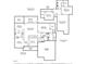 Detailed floor plan showcasing the layout of the first and second floor featuring dimensions and room names at 3035 Tavistock Dr, Durham, NC 27712