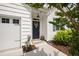 Close-up of a welcoming front door with seasonal decorations and a well-maintained entrance at 321 Everly Mist Way, Wake Forest, NC 27587