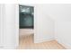 Entryway to the bonus room features angled ceilings and recessed lighting at 3281 Phillips Chapel Rd, Haw River, NC 27258