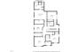Detailed second floor plan showcasing bedrooms, bathrooms, and overall layout at 3612 Carriage Dr, Raleigh, NC 27612