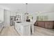 Spacious open kitchen, connecting seamlessly to the living area for easy entertaining and access at 380 Perdues Rd, Louisburg, NC 27549