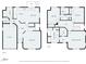 A full layout showing the first and second floor, including all rooms at 408 Blooming Meadows Rd, Holly Springs, NC 27540