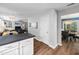 Open-concept kitchen flows to the living and dining areas, enhancing the home's appeal at 5512 Bridgeman Ct, Durham, NC 27703