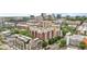 Aerial view of an apartment building in the city, surrounded by many trees at 618 N Boylan Ave # 622, Raleigh, NC 27603