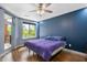 Bedroom with large window and balcony access with lots of natural light at 618 N Boylan Ave # 622, Raleigh, NC 27603