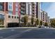 Exterior of building with a garage, beautiful landscaping and street parking at 618 N Boylan Ave # 622, Raleigh, NC 27603