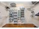 Walk-in closet with plenty of storage shelves at 618 N Boylan Ave # 622, Raleigh, NC 27603