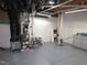 Unfinished basement featuring the home's utilities and ample storage space at 6633 Penfield St, Wake Forest, NC 27587