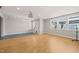 Spacious bonus room with hardwood floors, lots of natural light, and exterior access at 6633 Penfield St, Wake Forest, NC 27587