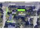 Aerial view of 707 Wade Avenue, with parking, Wade Ave, and St. Mary's Street nearby at 707 Wade Ave, Raleigh, NC 27605