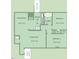 Layout of the condo with dimensions of the rooms at 707 Wade Ave, Raleigh, NC 27605
