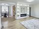 Spacious living room seamlessly connects to the dining area, creating an open and inviting atmosphere at 707 Wade Ave, Raleigh, NC 27605