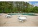 Community pool offers a refreshing oasis with ample seating and well-maintained grounds at 712 Evanvale Ct, Cary, NC 27518