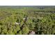 Aerial view of wooded acreage at 800 Oxbow Crossing Rd at 800 Oxbow Crossing Rd, Chapel Hill, NC 27516