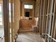 The shower features a tiled shower with a bench seat at 805 Fireship Rd, Fuquay Varina, NC 27526