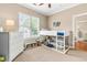 room featuring a bunk bed, playful decor, and lots of natural light at 8600 Clivedon Dr, Raleigh, NC 27615