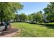 Community common area featuring a dog waste station for pet owners at 9508 Vira Dr, Raleigh, NC 27617