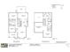 Detailed first and second floor plan showcasing the layout of the home with dimensions and room names at 1013 Forrestal Pl, Durham, NC 27707