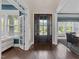 Spacious foyer with beautiful hardwood floors leads into this exquisitely designed home at 1037 Lila Ln, Raleigh, NC 27614