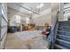 Spacious garage with ample storage and work space at 1037 Lila Ln, Raleigh, NC 27614