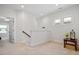 Hallway with carpet and plenty of light at 1041 Cotulla Dr, Morrisville, NC 27560