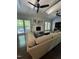 Bright living room featuring fireplace and comfortable seating at 10505 Winding Wood Trail Trl, Raleigh, NC 27613