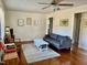 Cozy living room with hardwood floors and ample natural light at 106 Eugene St, Carrboro, NC 27510