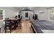 A cozy interior with a bed, table, and desk at 106 Wolverton Dr, Clayton, NC 27527