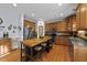 Well-appointed kitchen with stainless steel appliances and a spacious center island at 106 Wolverton Dr, Clayton, NC 27527
