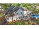 A beautiful home with a spacious wooden deck, above ground pool, and fenced yard at 106 Wolverton Dr, Clayton, NC 27527
