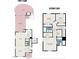 Detailed floor plan showcasing the layout of the first and second floors at 117 Idlewild Ave, Raleigh, NC 27601