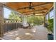 Relaxing screened porch with lounge seating and a hammock, perfect for outdoor enjoyment at 117 Idlewild Ave, Raleigh, NC 27601