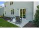 A serene backyard patio with comfortable seating, perfect for outdoor relaxation and entertaining at 1205 Pavo Path, Wendell, NC 27591