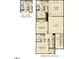 Upper level floor plan with owner's suite, loft, two bedrooms and laundry room at 136 Fairport Ln, Apex, NC 27539