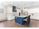 Kitchen features a large island, pendant lighting, and stainless steel appliances at 1520 Banks Brooke Dr, Raleigh, NC 27603
