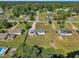 The aerial view shows a beautiful neighborhood and home with a large fenced yard at 2006 Woodstone Dr, Archer Lodge, NC 27527