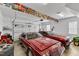 Spacious two car garage with work bench and storage capabilities; suitable for DIY projects at 202 Reeder Branch Dr, Clayton, NC 27520