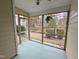View of the screened porch with the outdoors visible, creating a relaxing transition between indoor and outdoor at 204 Stockton Gorge Rd. Rd, Morrisville, NC 27560