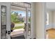 View from the front door showing the home across the street at 208 Willowbend Ln, Hillsborough, NC 27278
