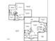 Detailed floor plan showcasing the layout of the home's first and second floors, including the bonus room at 215 Hopesworth Ct, Hillsborough, NC 27278