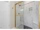 Bathroom featuring a glass door walk-in shower with premium fixtures at 2405 Pearces Rd, Zebulon, NC 27597