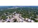 Aerial shot overlooking a vibrant city, lush trees, and buildings on a bright day with blue skies at 2704 Fairview Rd, Raleigh, NC 27608