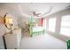 Bright bedroom featuring a decorative ceiling, ample natural light, and elegant furnishings at 2711 Laurelcherry St, Raleigh, NC 27612