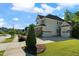 Suburban home with stone accents, two-car garage, and meticulous landscaping at 3029 Mountain Hill Dr, Wake Forest, NC 27587