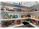 Organized pantry with multiple shelves filled with jars and containers for dry food storage at 3029 Mountain Hill Dr, Wake Forest, NC 27587