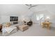 Comfortable bonus room provides a cozy seating area and table to offer flexible space at 308 Furches St, Raleigh, NC 27607