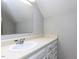 This bathroom features a bright vanity with a white countertop and ample storage space at 312 Heidinger Dr, Cary, NC 27511